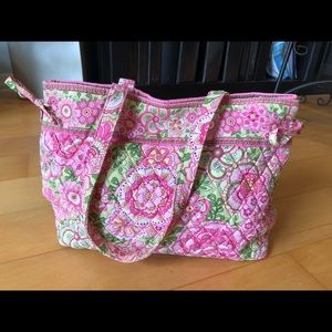 Vera Bradley Tote in Petal Pink